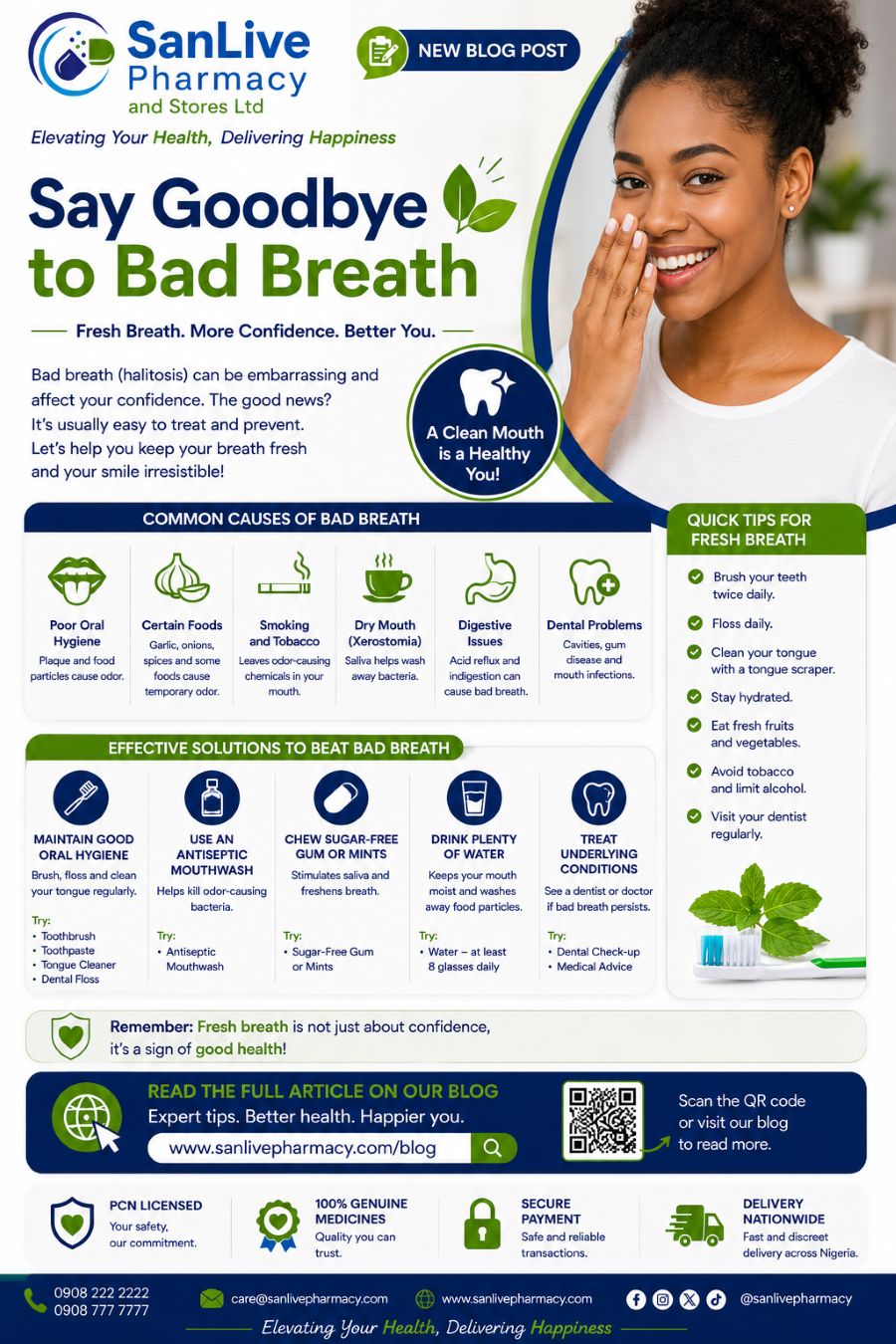 Say Goodbye to Bad Breath